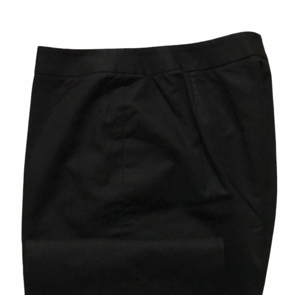 LAFAYETTE 148 Black Cotton Dress Wide Leg Pants - Picture 3 of 9